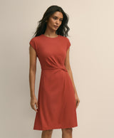 DRS MATTE JRSY TWIST WAIST SLV Cardinal