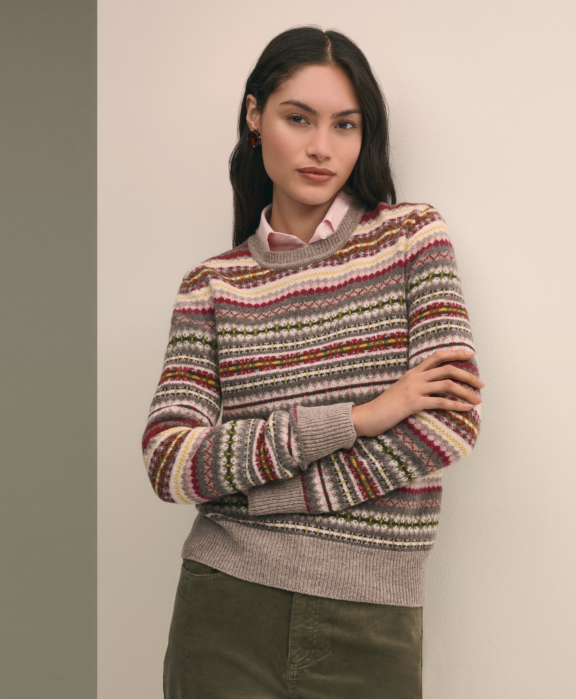 SWT LMBSWL FRSL CRW Fairisle multil