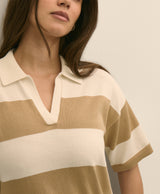 SWT SUPIMA CTN SS STRIPED RUGBY JOHNNY N
