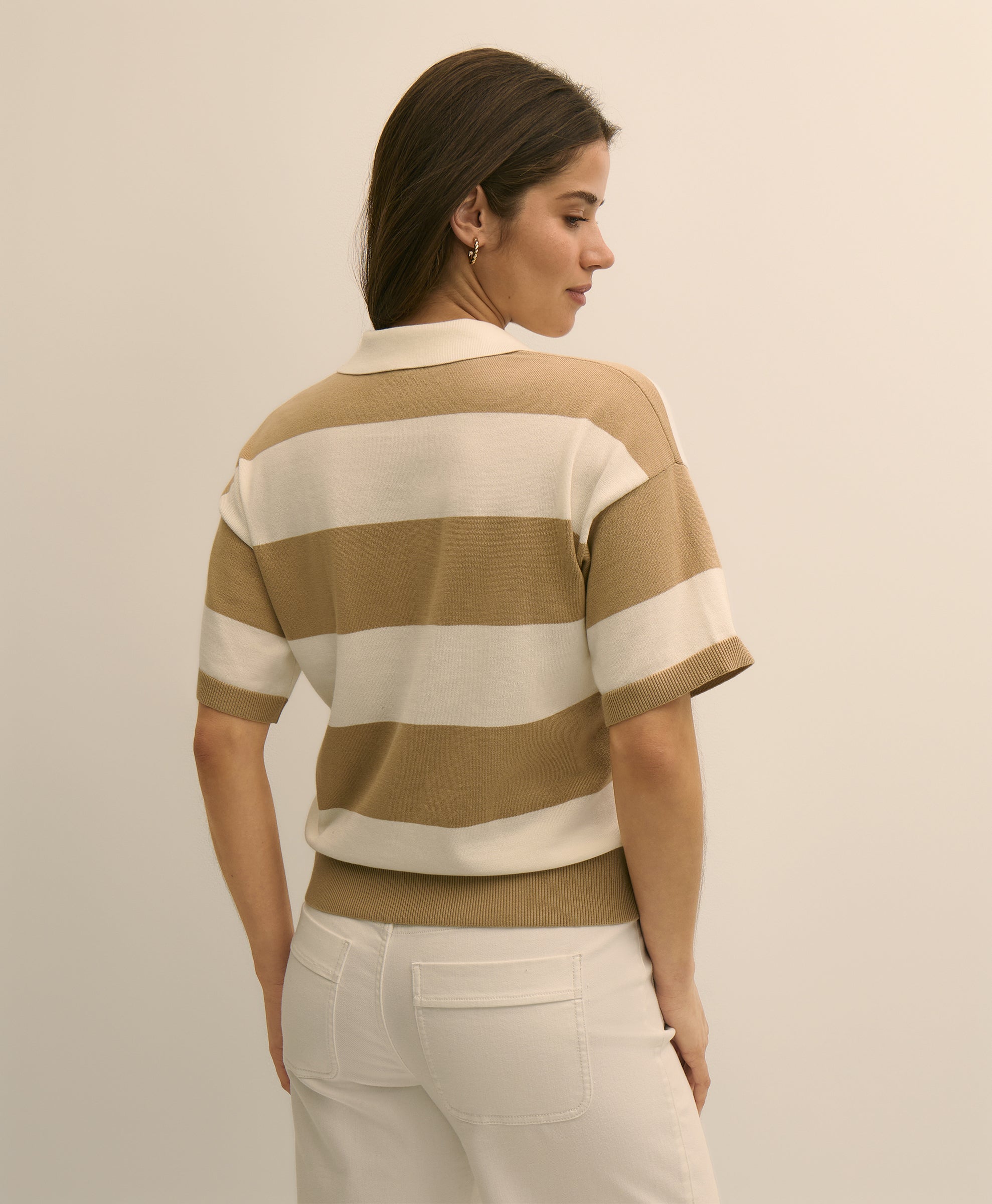 SWT SUPIMA CTN SS STRIPED RUGBY JOHNNY N