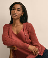 Cotton Pointelle Cardigan